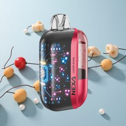 NEXA Ultra 50000 Puffs Cherry Bomba 3d Íves Kijelzős Hungary wholesalers