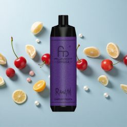 RandM Fumot Shisha 10000 Puffs Cherry Fiesta LED Kijelző Hungary wholesalers