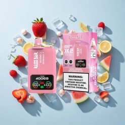 Razz Bar 40000 Puffs Vegyesbogyó_Görögdinnye Jég 1.0Ohm 2 Mesh Coil Hungary wholesalers